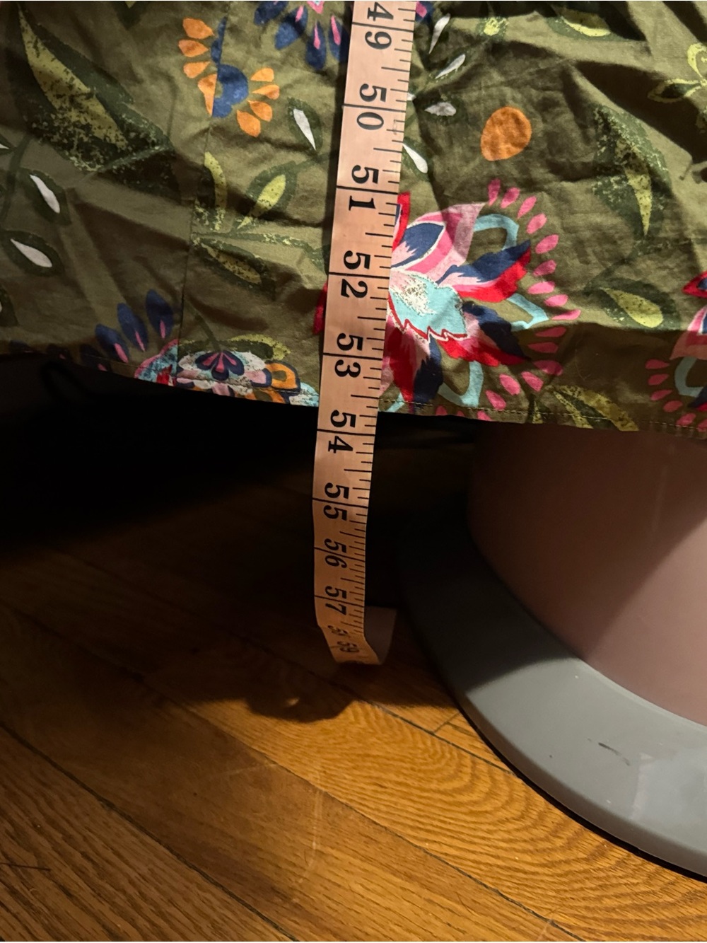 Lane Bryant Olive Green Floral Maxi Dress - Picture 3 of 8